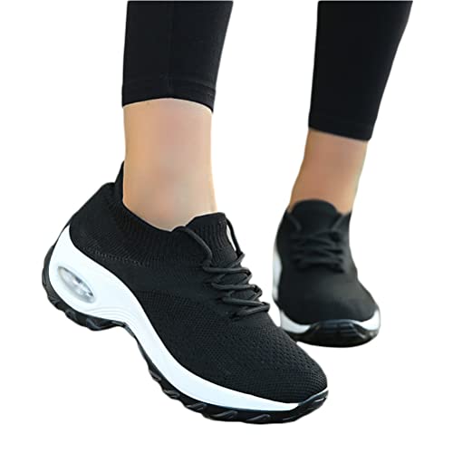 Minetom Damen Mesh Laufschuhe Turnschuhe Sportschuhe Sneaker Running Tennis Schuhe Straßenlaufschuhe Dämpfung Leichtgewichts Atmungsaktiv Walkingschuhe Outdoor Fitness Jogging A Schwarz Weiß 37 EU Minetom Damen Mesh Laufschuhe Turnschuhe Sportschuhe Sneaker Running Tennis Schuhe Straßenlaufschuhe Dämpfung Leichtgewichts Atmungsaktiv Walkingschuhe Outdoor Fitness Jogging A Schwarz Weiß 37 EU von Minetom