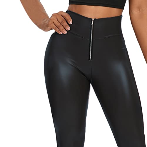 Minetom Damen Sexy Hohe Taille Skinny Elastisch Kunstleder Leggings PU Leder Hose Leopard Druck Slim Fit Sporthose Lederhosen C Schwarz L Minetom Damen Sexy Hohe Taille Skinny Elastisch Kunstleder Leggings PU Leder Hose Leopard Druck Slim Fit Sporthose Lederhosen C Schwarz L von Minetom
