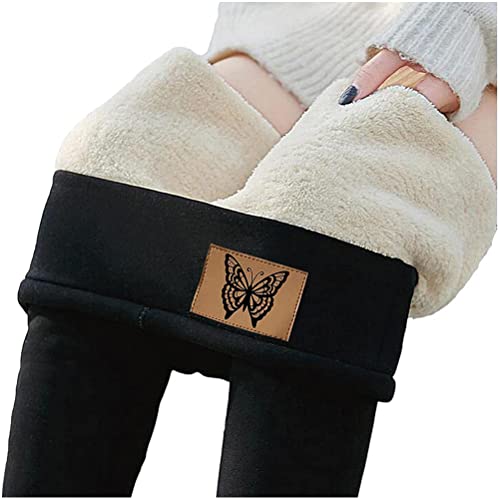 Minetom Damen Thermoleggings Gefüttert Dicke Fleece Winter Warme Hose Drucken Pyjamahose Strumpfleggings Thermohose Jogginghose Sweatpants Winterleggings Yogahosen C Schwarz S Minetom Damen Thermoleggings Gefüttert Dicke Fleece Winter Warme Hose Drucken Pyjamahose Strumpfleggings Thermohose Jogginghose Sweatpants Winterleggings Yogahosen C Schwarz S von Minetom