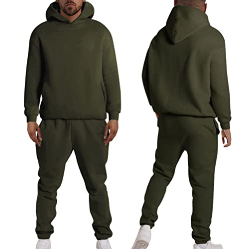 Minetom Herren Jogginganzug Einfarbig Sportanzug Trainingsanzug Für Männer Laufanzug Gym Fitness Runningwear Outdoor Hausanzug Freizeitanzug A Armee Grün XL Minetom Herren Jogginganzug Einfarbig Sportanzug Trainingsanzug Für Männer Laufanzug Gym Fitness Runningwear Outdoor Hausanzug Freizeitanzug A Armee Grün XL von Minetom