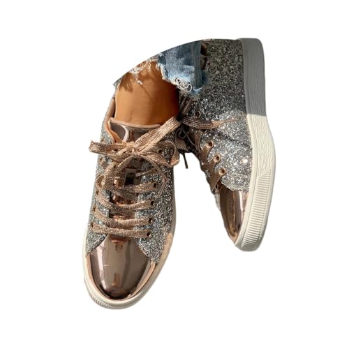Minetom Sneakers Damen Pailletten Flache Low Sneaker Atmungsaktiv Glitzer Turnschuhe Outdoor Sportschuhe Laufschuhe Schuhe Schnürsenkel Walkingschuhe C Gold 40 EU Minetom Sneakers Damen Pailletten Flache Low Sneaker Atmungsaktiv Glitzer Turnschuhe Outdoor Sportschuhe Laufschuhe Schuhe Schnürsenkel Walkingschuhe C Gold 40 EU von Minetom