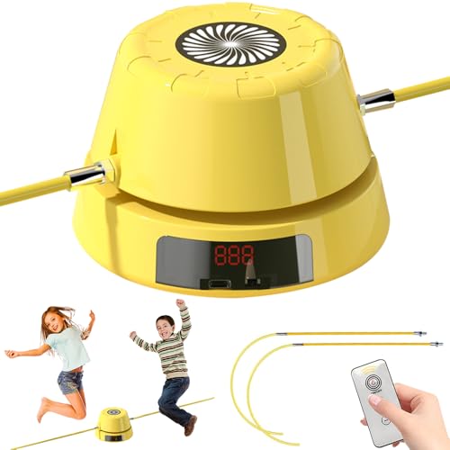 Mineup Elektronische Springseil, Automatische Elektrische Seilspringmaschine, Einstellbares Multiplayer-Springseil mit LED-Anzeigezähler, Intelligente Springseilmaschine, 1-10 Geschwindigkeitsstufe Mineup Elektronische Springseil, Automatische Elektrische Seilspringmaschine, Einstellbares Multiplayer-Springseil mit LED-Anzeigezähler, Intelligente Springseilmaschine, 1-10 Geschwindigkeitsstufe von Mineup