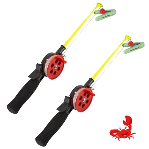 Mineup Kinder Angel Krebsangel, 2Pcs Angelrute, Kinderangel Krebsangel, Rute 34cm, Kinderangel Krebs & Krabben Rute, Kinder Strand & Urlaub Angel für Garnelen Krabben, Kinder Geschenk Mineup Kinder Angel Krebsangel, 2Pcs Angelrute, Kinderangel Krebsangel, Rute 34cm, Kinderangel Krebs & Krabben Rute, Kinder Strand & Urlaub Angel für Garnelen Krabben, Kinder Geschenk von Mineup