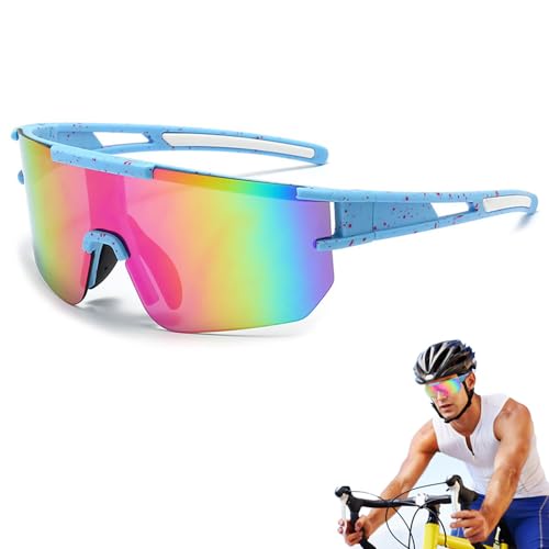 Mineup Schnelle Brille Rave, Sport Sonnenbrille Herren Damen, UV400 Polarisiert Fahrradbrille, Anti-UV Radsport Sonnenbrille für Ski Outdoorsport Radfahren Fahren Laufen Angeln Wandern Mineup Schnelle Brille Rave, Sport Sonnenbrille Herren Damen, UV400 Polarisiert Fahrradbrille, Anti-UV Radsport Sonnenbrille für Ski Outdoorsport Radfahren Fahren Laufen Angeln Wandern von Mineup