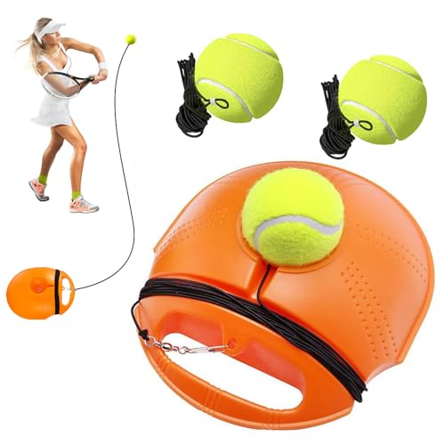 Mineup Tennis-Trainer Tennistrainer Set, Trainer Baseboard mit 3 Rebound Ball, Selbststudium Übungs-Trainingswerkzeug Tennistrainingsausrüstung, Tennis Trainer für Erwachsene Kinder Spieler Anfänger Mineup Tennis-Trainer Tennistrainer Set, Trainer Baseboard mit 3 Rebound Ball, Selbststudium Übungs-Trainingswerkzeug Tennistrainingsausrüstung, Tennis Trainer für Erwachsene Kinder Spieler Anfänger von Mineup