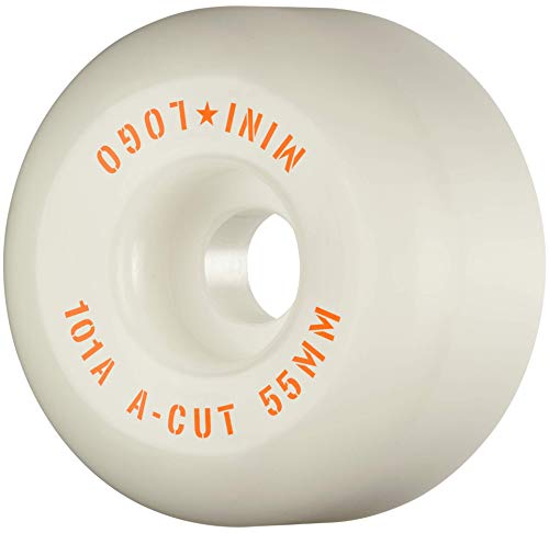 Mini-Logo Skateboardrollen A-Cut #3 101A (White) 55mm von Mini Logo