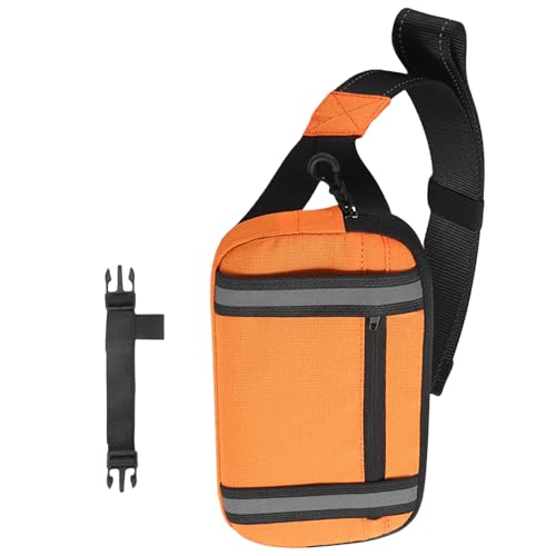 MinkeyBear Multifunktionale Crossbody-Tasche, Hüfttasche, Fahrradtasche, Brusttasche mit verstellbarem Riemen, Laufgürteltasche für Reisen und den täglichen Gebrauch von MinkeyBear