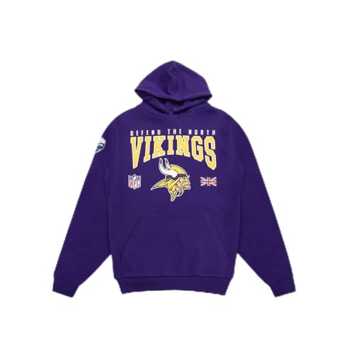 MINNESOTA VIKINGS Unisex Football Hooded Kapuzenpullover, Violett, M EU MINNESOTA VIKINGS Unisex Football Hooded Kapuzenpullover, Violett, M EU von Minnesota Vikings
