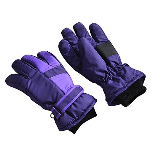 MinnowXY Wasserdichte Skihandschuhe Winter Fahrradhandschuhe Handschuhe Warm Dicke Thermo Fleece Snowboard Schneehandschuhe für Herren von MinnowXY