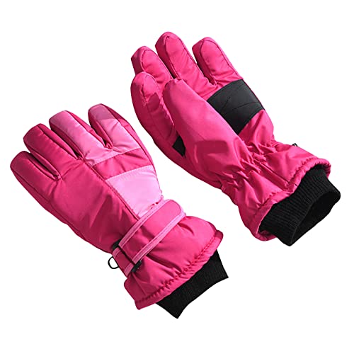 MinnowXY Wasserdichte Skihandschuhe Winter Fahrradhandschuhe Handschuhe Warm Dicke Thermo Fleece Snowboard Schneehandschuhe für Herren von MinnowXY