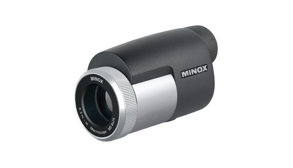Minox MS 8x25 Macroscope Silber/Schwarz Fernglas Minox MS 8x25 Macroscope Silber/Schwarz Fernglas von Minox
