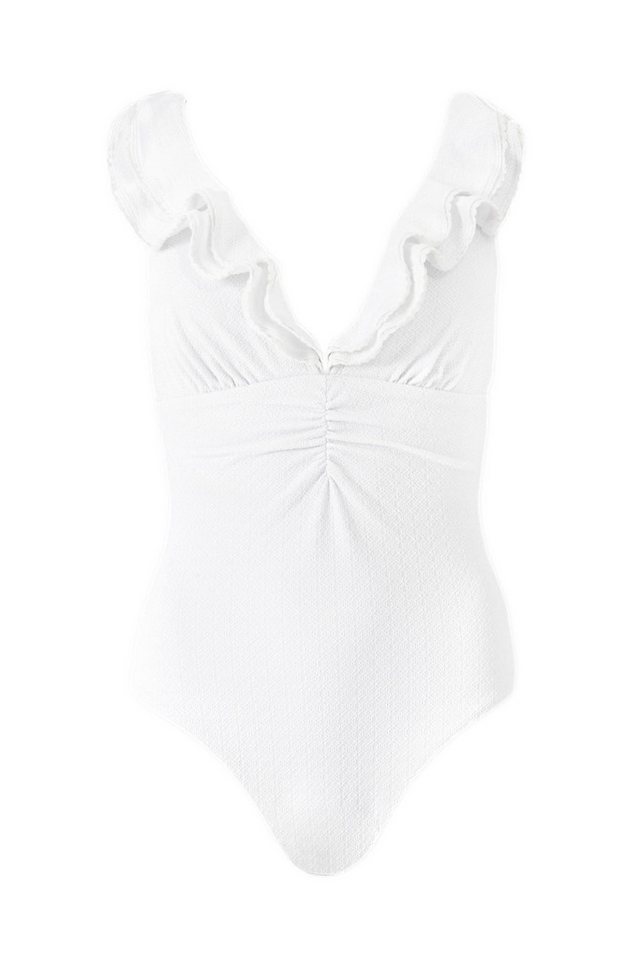 Mint Velvet Badeanzug Mint Velvet Bauchformender, geraffter Badeanzug (1-St) von Mint Velvet