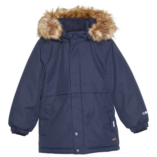 Minymo - Boy's Snow Jacket AOP - Winterjacke Gr 128 blau von Minymo