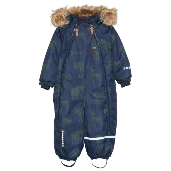 Minymo - Boy's Snow Suit AOP - Overall Gr 86 blau von Minymo