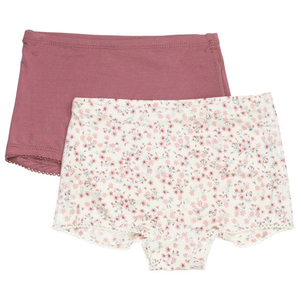 Minymo - Kid's Hipsters 2-Pack - Unterhose Gr 116 weiß/rosa von Minymo