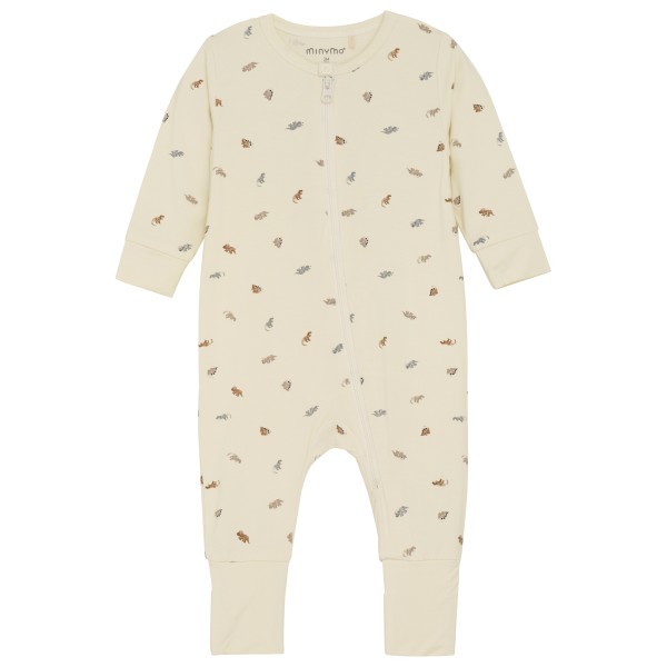 Minymo - Kid's Nightsuit L/S - Schlafanzug Gr 74 beige von Minymo