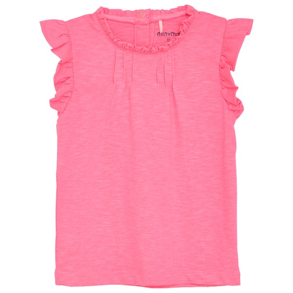 Minymo - Kid's T-Shirt S/S Frills - T-Shirt Gr 122 rosa Minymo - Kid's T-Shirt S/S Frills - T-Shirt Gr 122 rosa von Minymo
