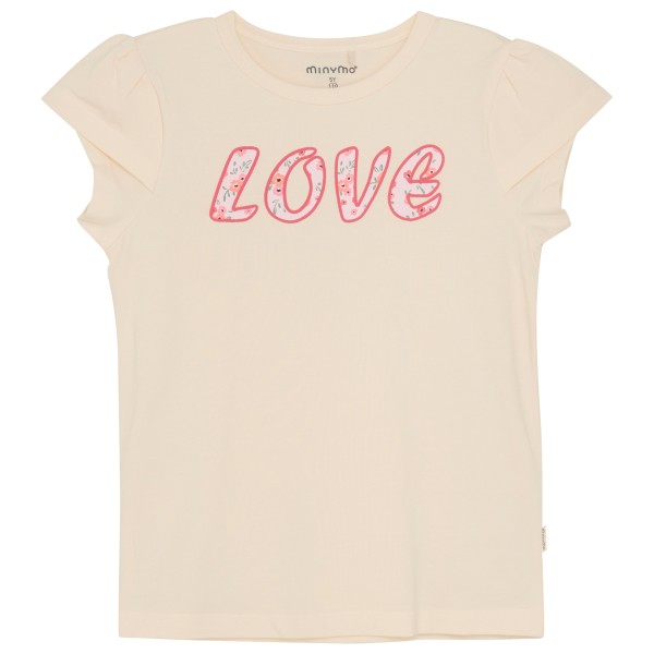 Minymo - Kid's T-Shirt S/S Love - T-Shirt Gr 98 beige Minymo - Kid's T-Shirt S/S Love - T-Shirt Gr 98 beige von Minymo