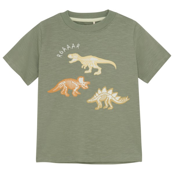 Minymo - Kid's T-Shirt S/S Slub Yarn Dino - T-Shirt Gr 92 oliv Minymo - Kid's T-Shirt S/S Slub Yarn Dino - T-Shirt Gr 92 oliv von Minymo