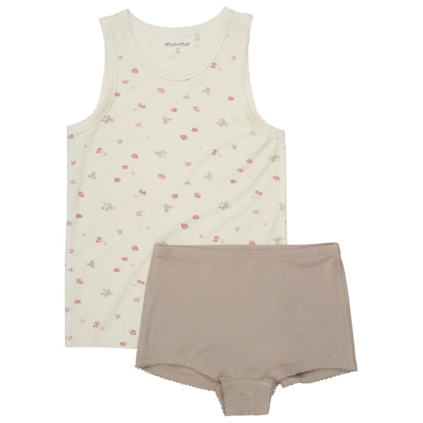 Minymo - Kid's Underwear Set - Alltagsunterwäsche Gr 116 beige von Minymo