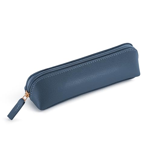 Miquelrius - Ovales Federmäppchen, 1 Fach, Größe 190 x 55 x 30 mm, Außenmaterial und Griff aus Kunstleder, Reißverschluss, Marineblau, 192 x 55 x 30 mm, MR19204 Federmäppchen, oval, Marineblau Miquelrius - Ovales Federmäppchen, 1 Fach, Größe 190 x 55 x 30 mm, Außenmaterial und Griff aus Kunstleder, Reißverschluss, Marineblau, 192 x 55 x 30 mm, MR19204 Federmäppchen, oval, Marineblau von Miquelrius