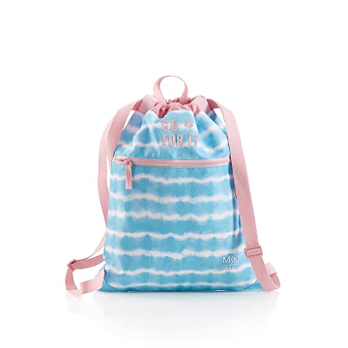 Miquelrius - Tasche aus recyceltem Material, verstellbare Griffe, Verschluss mit Band, Fronttasche mit Reißverschluss, Kollektion Go for it, Krawatte Dye Blau, Go For It, 340 x 450 x 50 mm Miquelrius - Tasche aus recyceltem Material, verstellbare Griffe, Verschluss mit Band, Fronttasche mit Reißverschluss, Kollektion Go for it, Krawatte Dye Blau, Go For It, 340 x 450 x 50 mm von Miquelrius