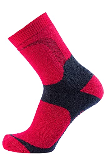 Miribung Wandersocken Pure Merino, rot, 39-41 von Miribung