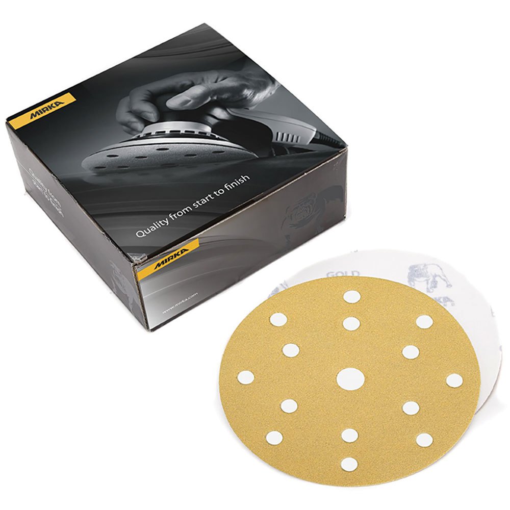 Mirka Grip Disc Sanding Sheets 80g 12.7 Cm Gelb Mirka Grip Disc Sanding Sheets 80g 12.7 Cm Gelb von Mirka