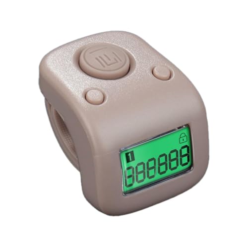 Misaakoeq Handheld-Zähler,Zähler | Digit Number Pitch Counter Glowing Count Clicker | Präziser Tally Palm Click Counter für Schulveranstaltungen im Bürostadion von Misaakoeq