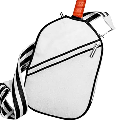 Misaakoeq Schlägertasche, Tennisschläger-Schultertasche, Sling-Tennisschlägertasche, Umhängetasche für Männer und Frauen, Leichter Schlägerträger für Tennisschläger, Badmintonschläger von Misaakoeq