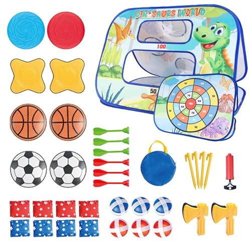 Misaakoeq Sitzsack-Wurfspiel, Sitzsack-Wurf - Kinder-Cornhole-Wurfspielset | Interaktives Cornhole-Brettset, Corn Hole, Across-Spiel für Kinder, und Mädchen im Alter von 3–8 Jahren von Misaakoeq