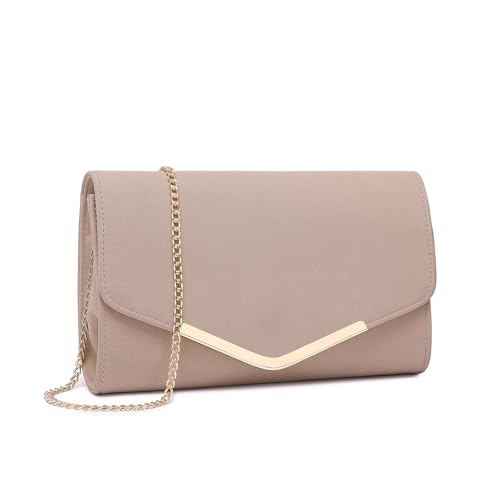 Miss Lulu Clutch Damen Abendtasche Elegante Kettentasche Damen Tasche Clutch Bag Handtasche Hochzeit Umhängetasche Mädchen klein Umhängetasche Miss Lulu Clutch Damen Abendtasche Elegante Kettentasche Damen Tasche Clutch Bag Handtasche Hochzeit Umhängetasche Mädchen klein Umhängetasche von Miss Lulu