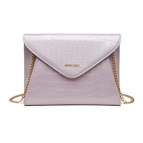 Miss Lulu Clutch Damen Umschlag Abendtasche Crossbody Tasche Hochzeit Frauen Umschlag Kette Leder Synthetik Miss Lulu Clutch Damen Umschlag Abendtasche Crossbody Tasche Hochzeit Frauen Umschlag Kette Leder Synthetik von Miss Lulu
