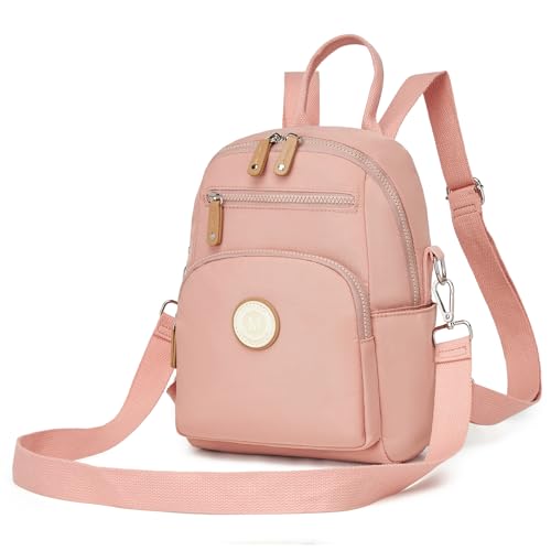 Miss Lulu Damen Handtasche Mini Rucksack Cityrucksack Wasserdichte Casual Daypack Tasche für Arbeit Studium Reisen Einkauf Miss Lulu Damen Handtasche Mini Rucksack Cityrucksack Wasserdichte Casual Daypack Tasche für Arbeit Studium Reisen Einkauf von Miss Lulu