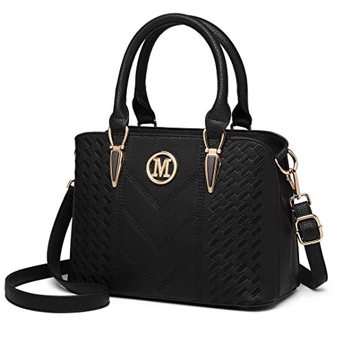 Miss Lulu Handtasche Damen,Exquisitem Handtasche Damen Mittelgroß,Lychee Muster Tasche Damen,Hochwertigem Strick Prozess Handtasche, Elegante Schultertasche Damen Miss Lulu Handtasche Damen,Exquisitem Handtasche Damen Mittelgroß,Lychee Muster Tasche Damen,Hochwertigem Strick Prozess Handtasche, Elegante Schultertasche Damen von Miss Lulu