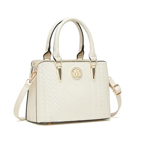 Miss Lulu Handtasche Damen Henkeltasche Handtasche Damen Mittelgroß, Lychee Muster Tasche, Elegante Schultertasche Miss Lulu Handtasche Damen Henkeltasche Handtasche Damen Mittelgroß, Lychee Muster Tasche, Elegante Schultertasche von Miss Lulu