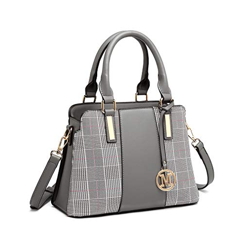 Miss Lulu Handtasche Damen Retro Streifen Umhängetaschen Elegante Näh Umhängetasche Kunstleder Miss Lulu Handtasche Damen Retro Streifen Umhängetaschen Elegante Näh Umhängetasche Kunstleder von Miss Lulu