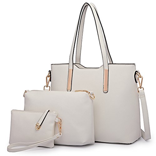 Miss Lulu Handtasche Damen Schultertaschen für Damen Tragetasche Damen Tote Bag Groß Henkeltasche Damen Frauen Schulter Beuteltote Gross Henkeltasche Set 3-teiliges Set Miss Lulu Handtasche Damen Schultertaschen für Damen Tragetasche Damen Tote Bag Groß Henkeltasche Damen Frauen Schulter Beuteltote Gross Henkeltasche Set 3-teiliges Set von Miss Lulu
