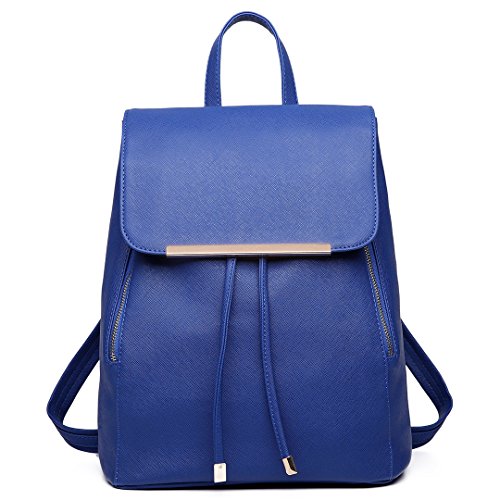 Miss Lulu Rucksack Damen Kunstleder Rucksack Damen Elegant Rolltop Rucksack Damen Tunnelzug-Design Cityrucksack Tasche Schulrucksäcke Miss Lulu Rucksack Damen Kunstleder Rucksack Damen Elegant Rolltop Rucksack Damen Tunnelzug-Design Cityrucksack Tasche Schulrucksäcke von Miss Lulu