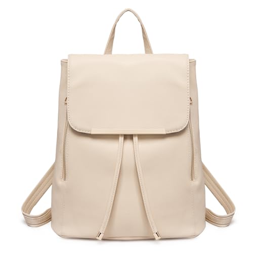Miss Lulu Rucksack Damen Kunstleder Rucksack Damen Elegant Rolltop Rucksack Damen Tunnelzug-Design Cityrucksack Tasche Schulrucksäcke Miss Lulu Rucksack Damen Kunstleder Rucksack Damen Elegant Rolltop Rucksack Damen Tunnelzug-Design Cityrucksack Tasche Schulrucksäcke von Miss Lulu