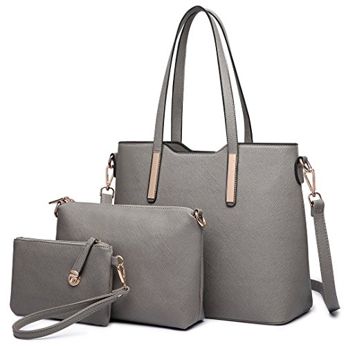 Miss Lulu Handtasche Damen Schultertaschen für Damen Tragetasche Damen Tote Bag Groß Henkeltasche Damen Frauen Schulter Beuteltote Gross Henkeltasche Set 3-teiliges Set Miss Lulu Handtasche Damen Schultertaschen für Damen Tragetasche Damen Tote Bag Groß Henkeltasche Damen Frauen Schulter Beuteltote Gross Henkeltasche Set 3-teiliges Set von Miss Lulu