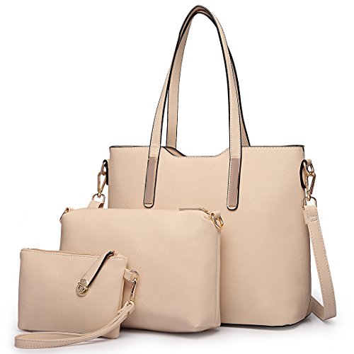 Miss Lulu Handtasche Damen Schultertaschen für Damen Tragetasche Damen Tote Bag Groß Henkeltasche Damen Frauen Schulter Beuteltote Gross Henkeltasche Set 3-teiliges Set Miss Lulu Handtasche Damen Schultertaschen für Damen Tragetasche Damen Tote Bag Groß Henkeltasche Damen Frauen Schulter Beuteltote Gross Henkeltasche Set 3-teiliges Set von Miss Lulu