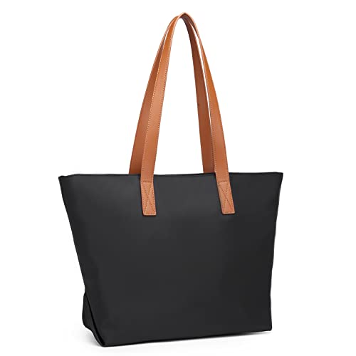 Miss Lulu Shopper Damen Groß Tasche Damen Shopper Henkeltasche Damen, Tragetaschen für Damen, Nylon, wasserdicht, Laptop-Schultertasche, Einheitsgröße Miss Lulu Shopper Damen Groß Tasche Damen Shopper Henkeltasche Damen, Tragetaschen für Damen, Nylon, wasserdicht, Laptop-Schultertasche, Einheitsgröße von Miss Lulu