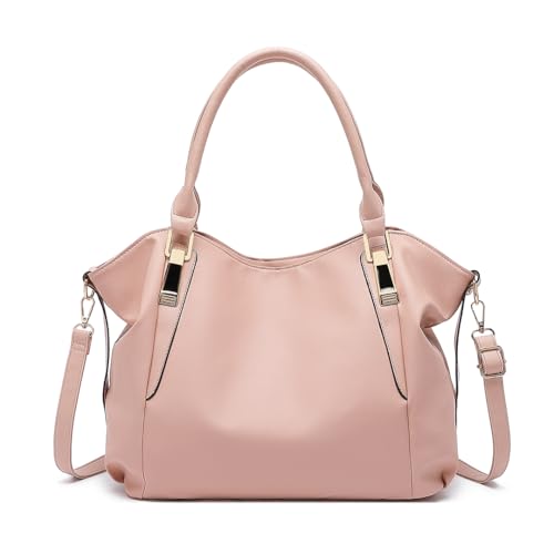 Miss Lulu Tote Tasche Umhängetasche Schultertasche Arbeitstasche Mode große Handtasche, Elegante Geschenk für Damen Büro Schule Einkaufen Shoppers Weiche PU Leder Nackt Miss Lulu Tote Tasche Umhängetasche Schultertasche Arbeitstasche Mode große Handtasche, Elegante Geschenk für Damen Büro Schule Einkaufen Shoppers Weiche PU Leder Nackt von Miss Lulu
