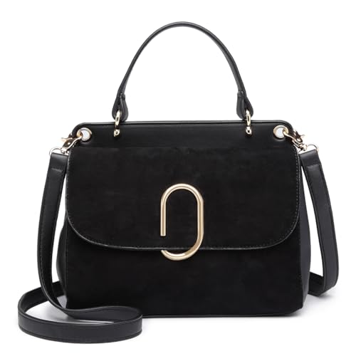 Miss Lulu Umhängetasche für Frauen Top Griff Tasche Kleine Handtaschen Arbeit Shopping Reise PU Leder Wildleder Miss Lulu Umhängetasche für Frauen Top Griff Tasche Kleine Handtaschen Arbeit Shopping Reise PU Leder Wildleder von Miss Lulu