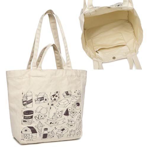 Miss Lulu Shopper Tasche Damen Groß Tote Bag Schultertasche Handtasche Damen für College Schule Uni Arbeit Einkaufen Miss Lulu Shopper Tasche Damen Groß Tote Bag Schultertasche Handtasche Damen für College Schule Uni Arbeit Einkaufen von Miss Lulu