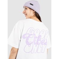 Miss Tee Good Vibings Wording T-Shirt white Miss Tee Good Vibings Wording T-Shirt white von Miss Tee