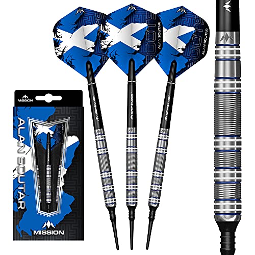 Mission Alan Soutar Blue & White 90% Softdarts 22 Gramm Mission Alan Soutar Blue & White 90% Softdarts 22 Gramm von Mission Darts