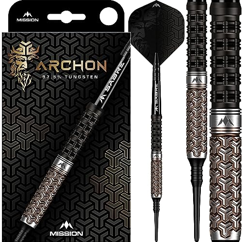 Mission Archon Black & Bronze Softdarts 97,5% 18 Gramm Mission Archon Black & Bronze Softdarts 97,5% 18 Gramm von Mission Darts