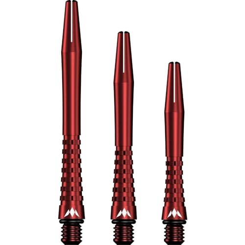 Mission Atom13 Anodised Metal Gripped Red - Dart Shafts Inbetween von Mission Darts